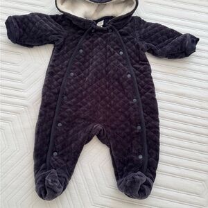 Cozy Navy Quilted One Piece